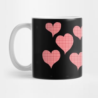 Katia Plaid Heart Mug